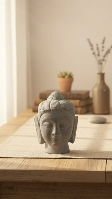 Stone Buddha - 4 inch
