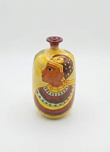 Hand-Painted Terracotta Egypt Art Pattern Pottery