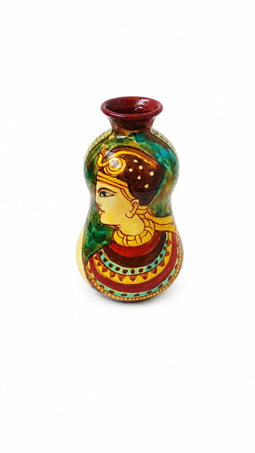 Hand-Painted Terracotta Egypt Art Pattern Pottery