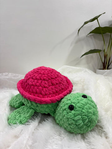 Handmade Crochet Turtle Soft Toy