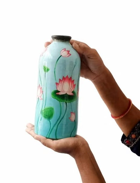 Handcrafted Lotus Terracotta Pottery