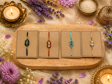 Handcrafted Rakhi Set of 4
