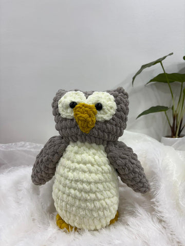 Handmade Crochet Owl Soft Toy