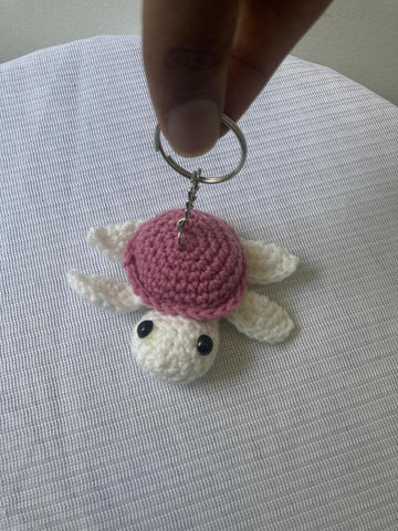 Crochet Keychain - Turtle (Purple)