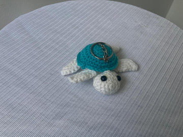 Crochet Keychain - Turtle (Blue)