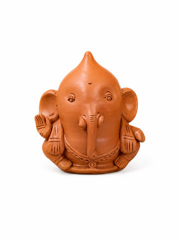 Pottery - Laddu Ganesh - Pottery - Laddu Ganesh - 6 inch