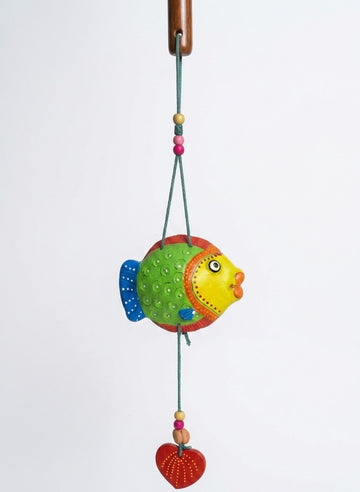 Hanging - Small Fish - Pottery Small Fish with String
