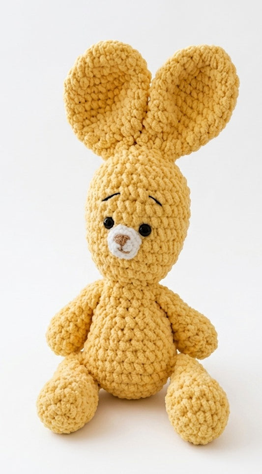 Crochet Toys (8 to 12 inch) - Yellow bunny