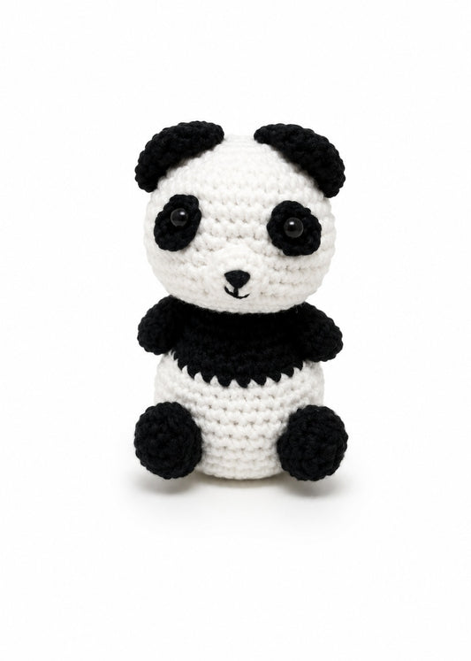 Handcrafted Crochet Panda Soft Toy
