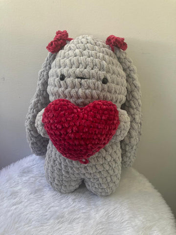Crochet Toys - Bunny with Heart
