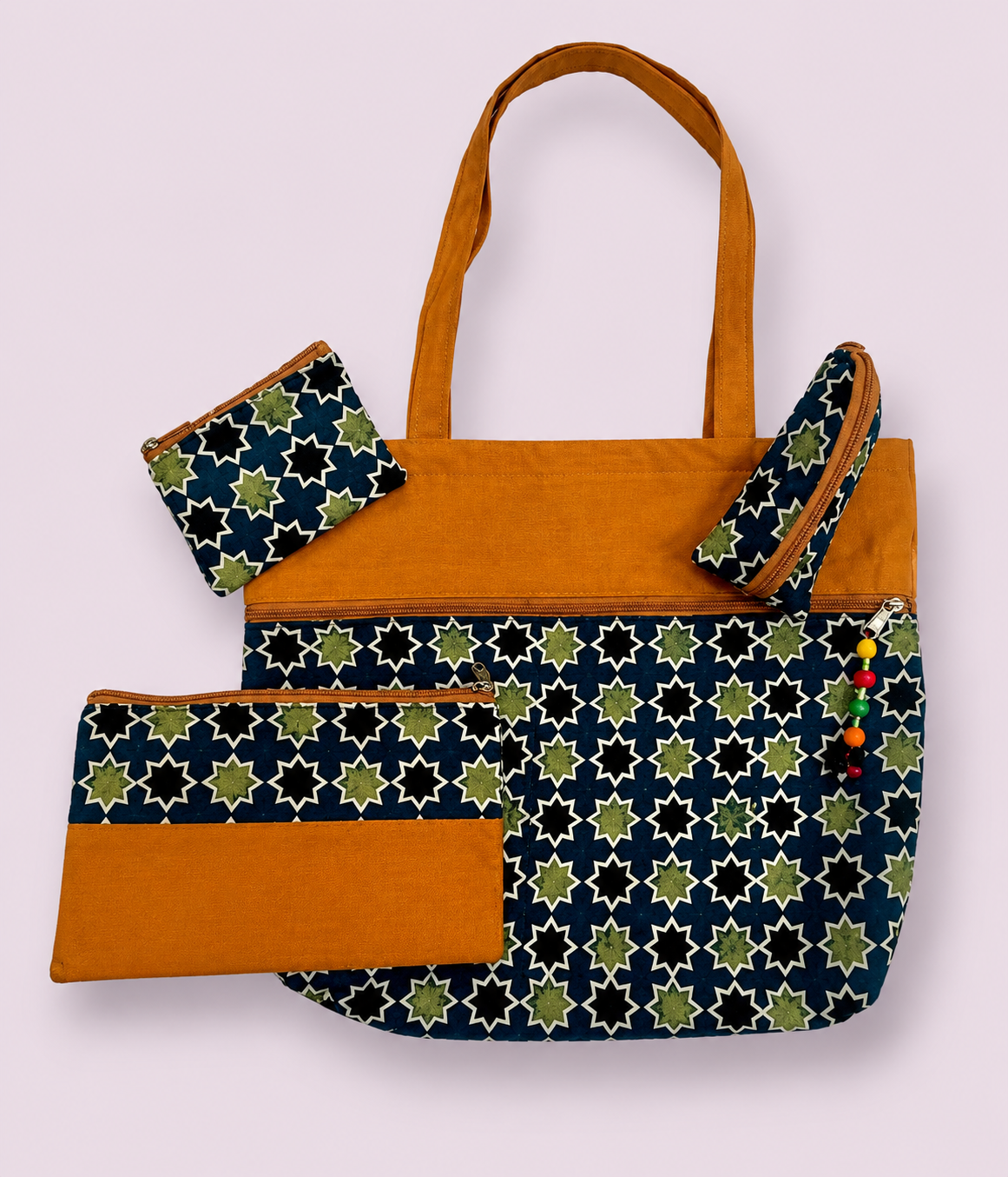 Hand Bags - Abstract Print
