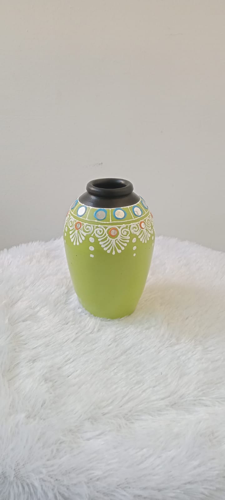 Multiple colour / shape - Glass work with Mandala art (Green & Purple) [KPTG015]