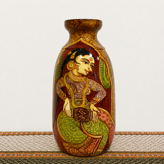 Jain Art - 12 inch - bigger width - Jain Art / Lady sclupture painting