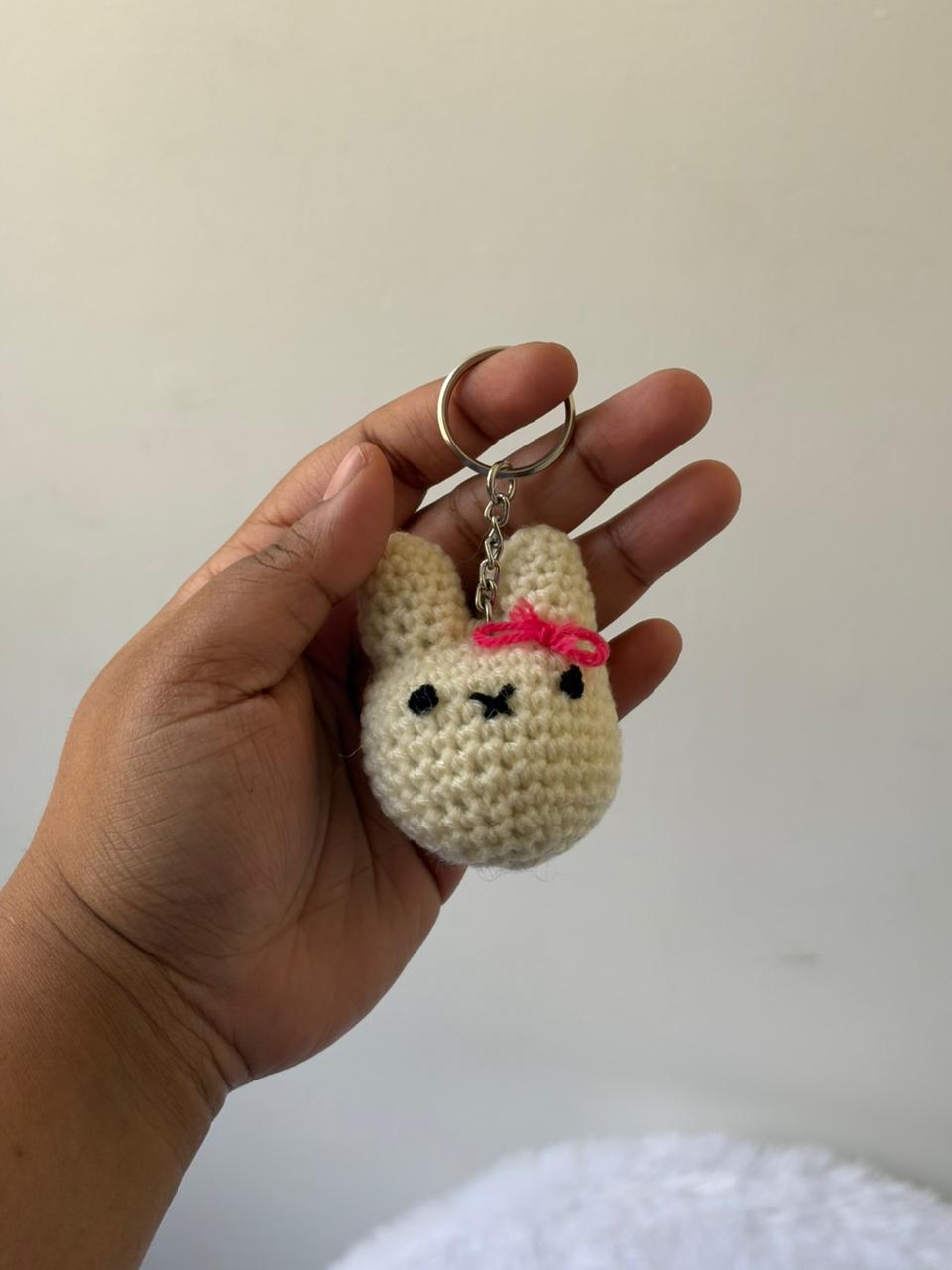 Crochet Keychain - Animal face