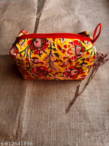 Vanity Pouch set of 3 - Floral design