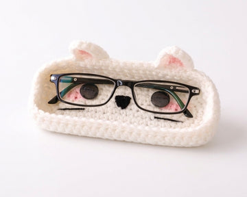 Crochet Glass Holder - Rabbit