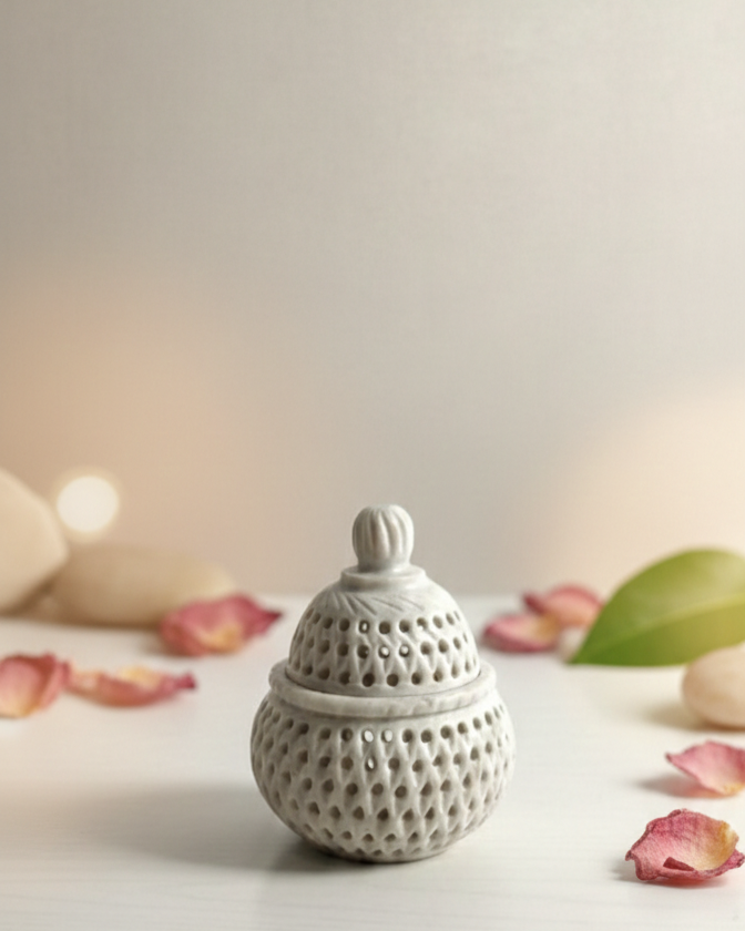 Handi shape Marble box