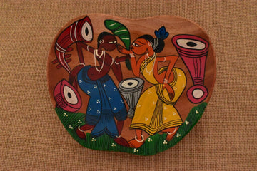 Wooden Pattichitra - Tray [KTWP149]