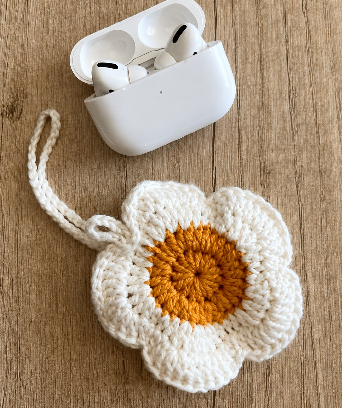Crochet Ear Bud Cover - Flower shapes