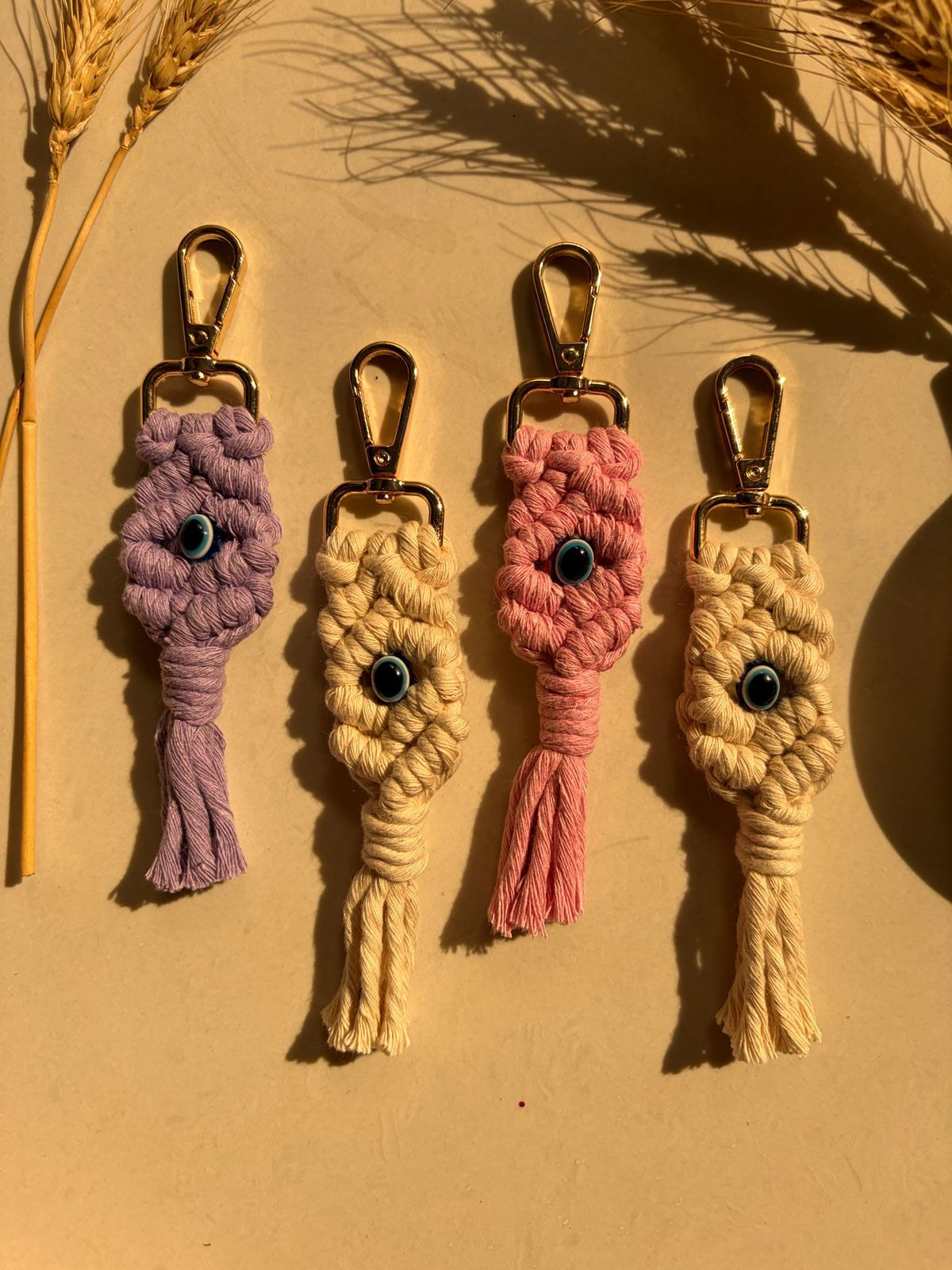 Evil eye keychain