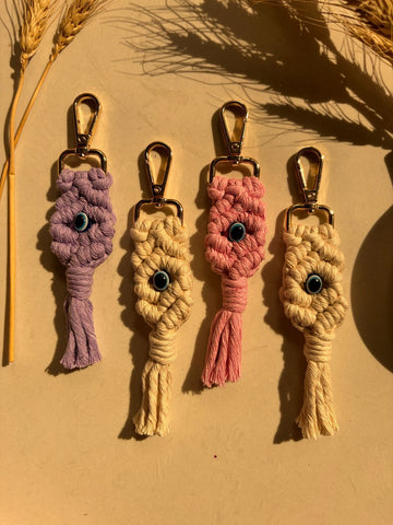 Evil eye keychain