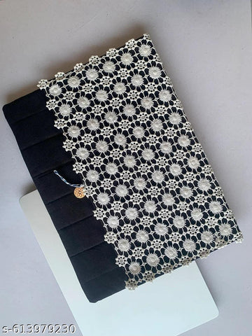 Laptop Sleeves - Black with lace