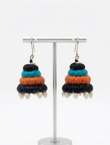 Medium jute jhumka - Multiple Designs [KFLB183]