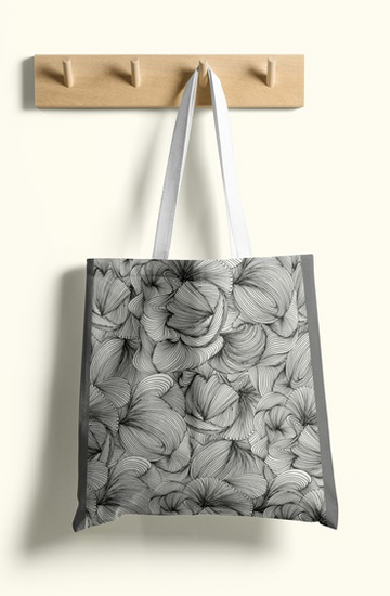 Graphite Score Tote Bag