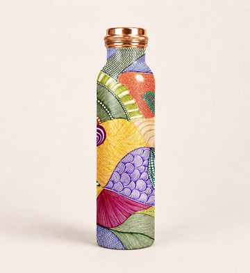 Think & Wonder Art Copper Bottle