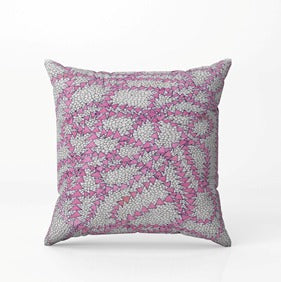Soft Blossom & Mosaic Cushion Covers Set of 2