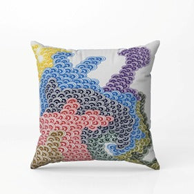 Pastel Wave & Sunset Swirl Cushion Covers Set of 2