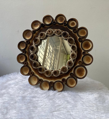 Bamboo Decorative Mirror