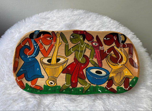 Wooden Pattachitra - Tray